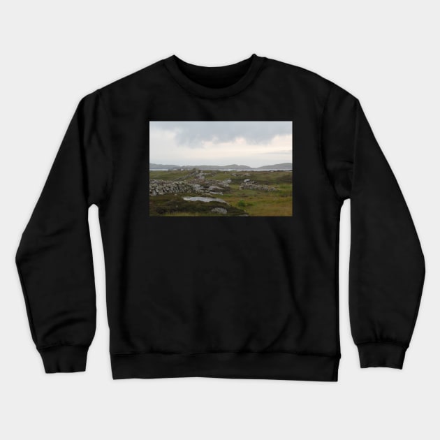 Aughrus Point Connemara Galway Crewneck Sweatshirt by declancarr